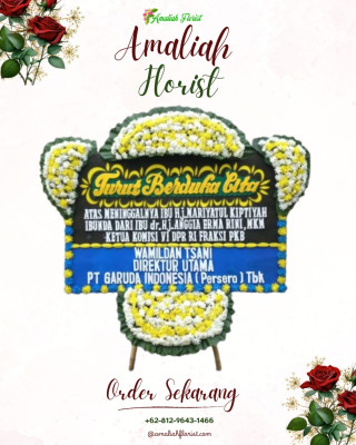 Papan Bunga Duka di Sindangkasih