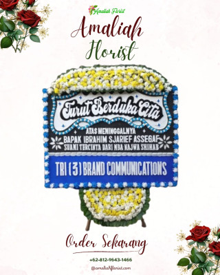 Papan Bunga Duka di Sindangkasih