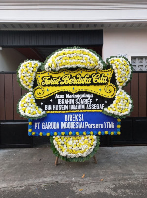 Papan Bunga Duka di Sindangkasih